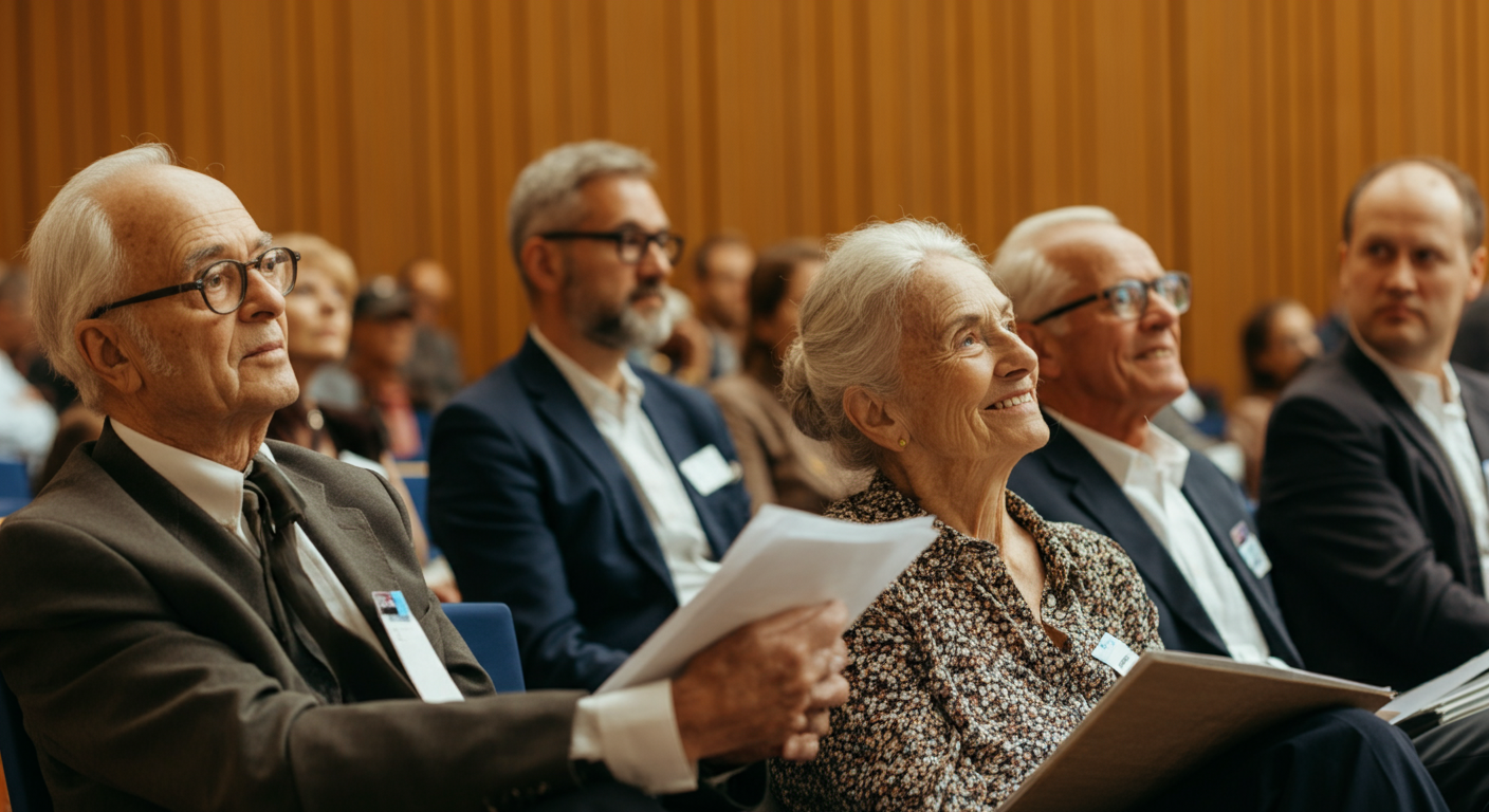 Audience at a cultural event